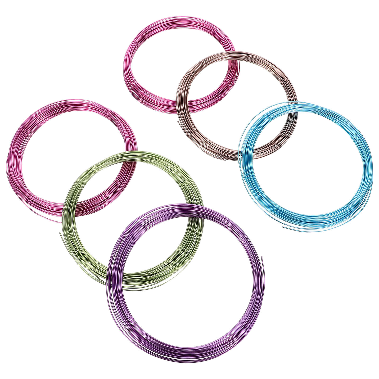 Supply Florist - 6 Rolls Aluminum Wire Flexible Florist