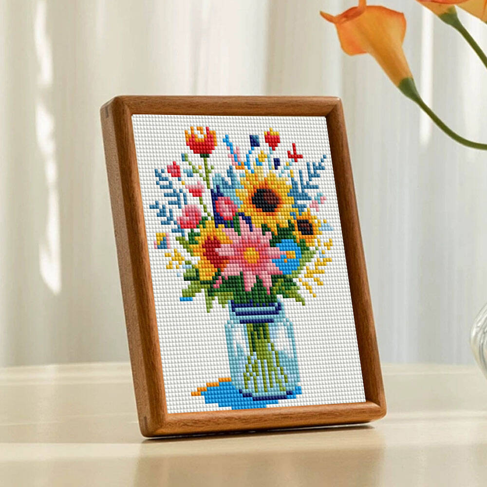 EverShine 12Pcs DIY MINI Diamo - Florist Supply Vases ulasan dan harga