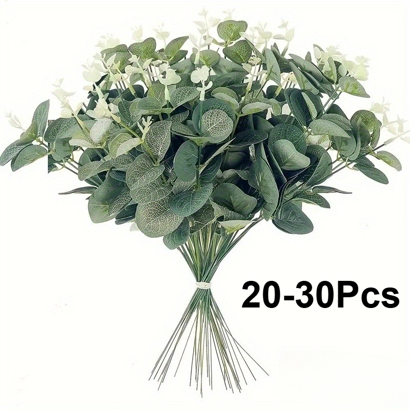20 or 30pcs Eucalyptus Leaf St - Florist Supply Bulk ulasan dan harga