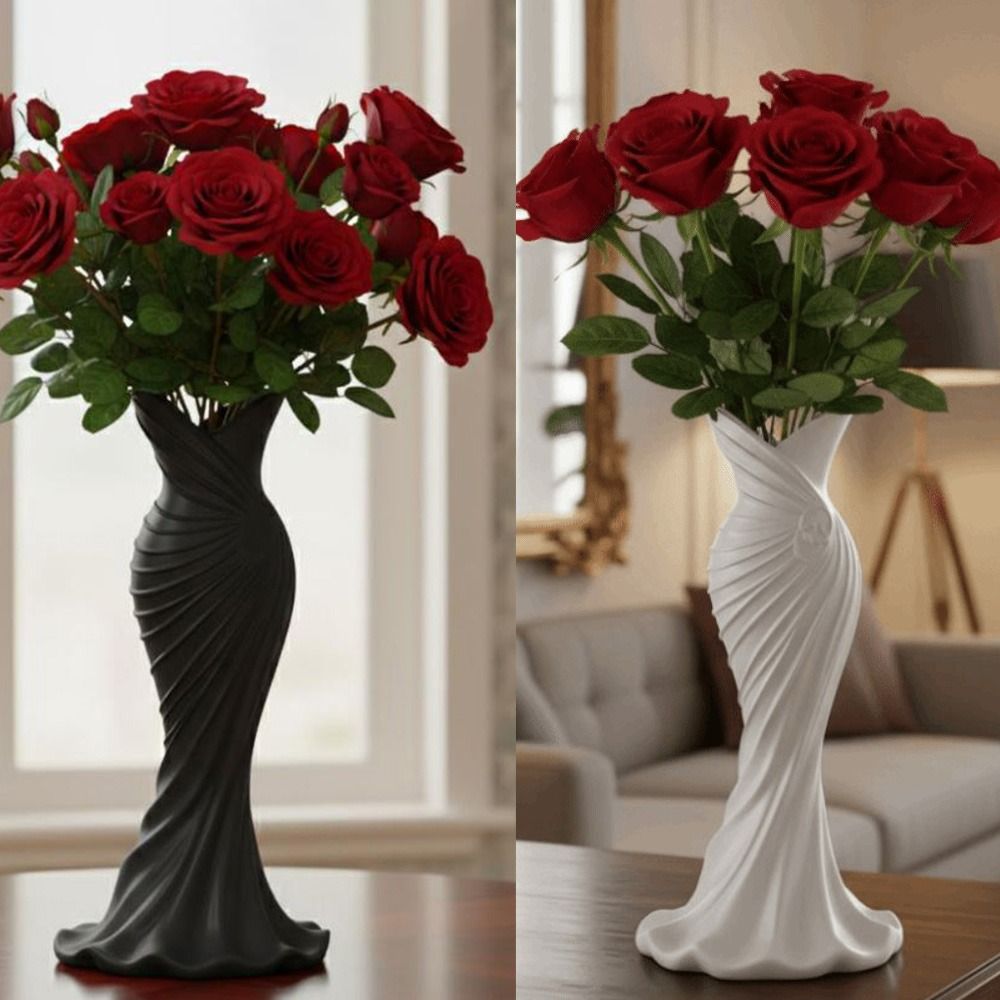 Gown-Shaped 3D Printed Flower  - Florist Supply Vases ulasan dan harga