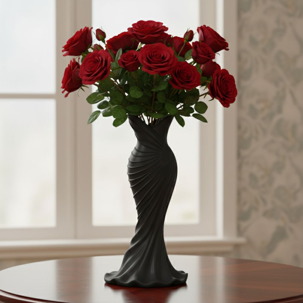 Gown-Shaped 3D Printed Flower  - Florist Supply Vases ulasan dan harga