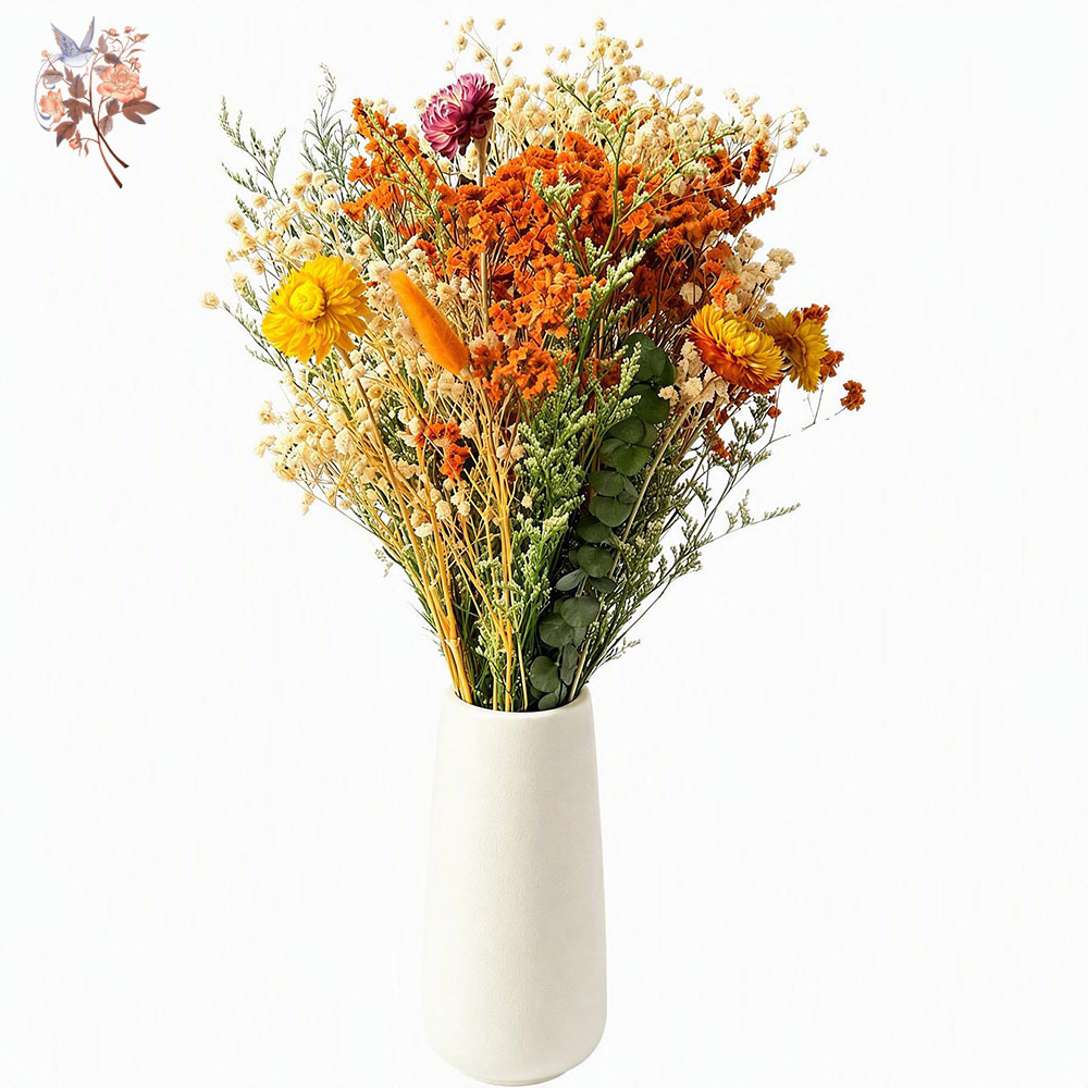 Autumn Dried Flowers Bouquet N - Eucalyptus Preserved ulasan dan harga