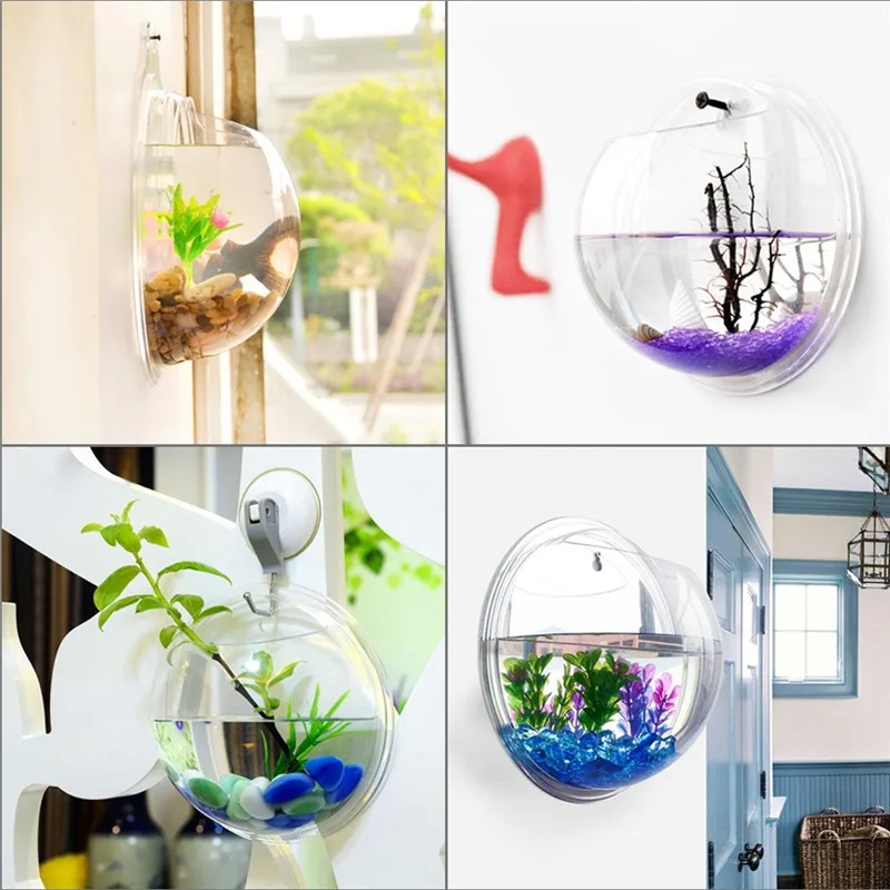 Transparent acrylic hanging wa - Florist Supply Vases ulasan dan harga
